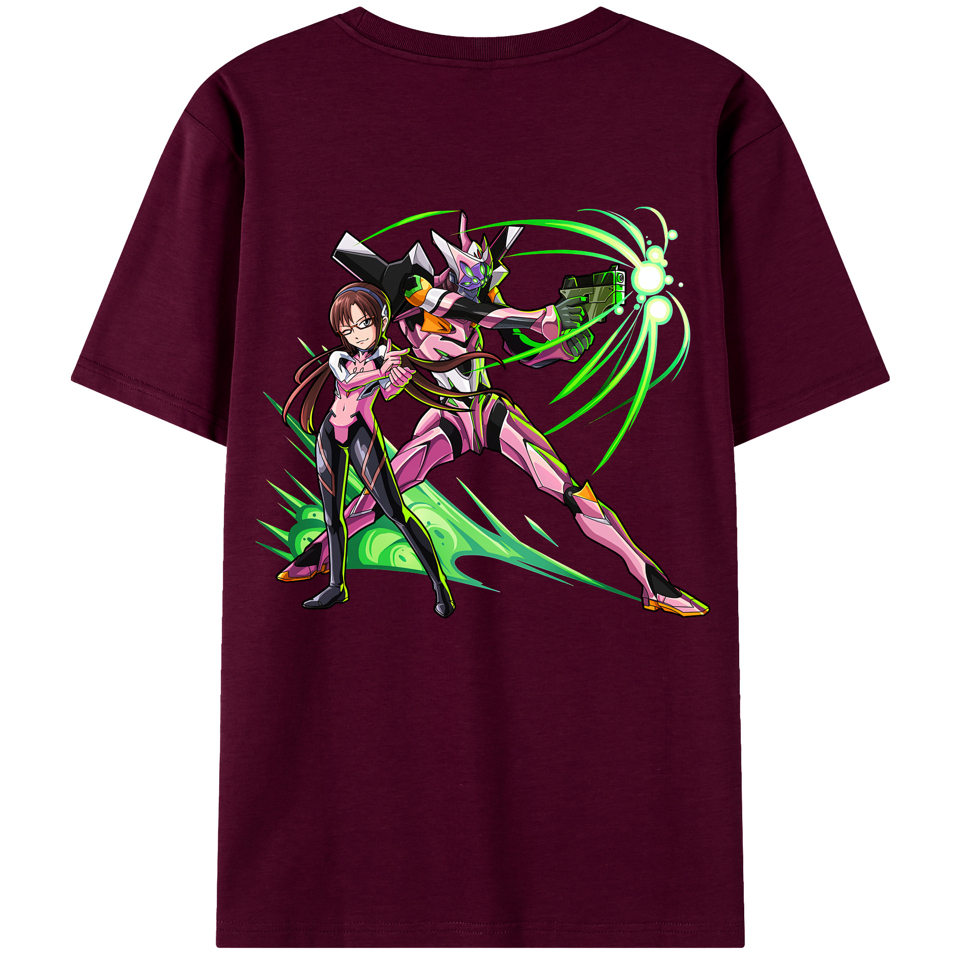 （画像用） EVA 新世紀エヴァンゲリオン レディース半袖Tシャツ(バックプリント)